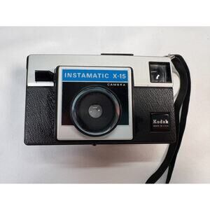 Vintage Kodak Instamatic X-15 Camera Made in USA Uses 126 Film NOT Film Tested